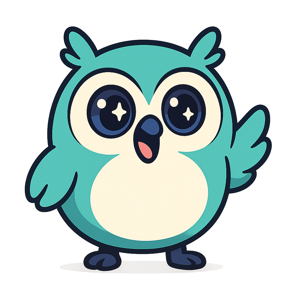 Play Owl mascot for Foculoom